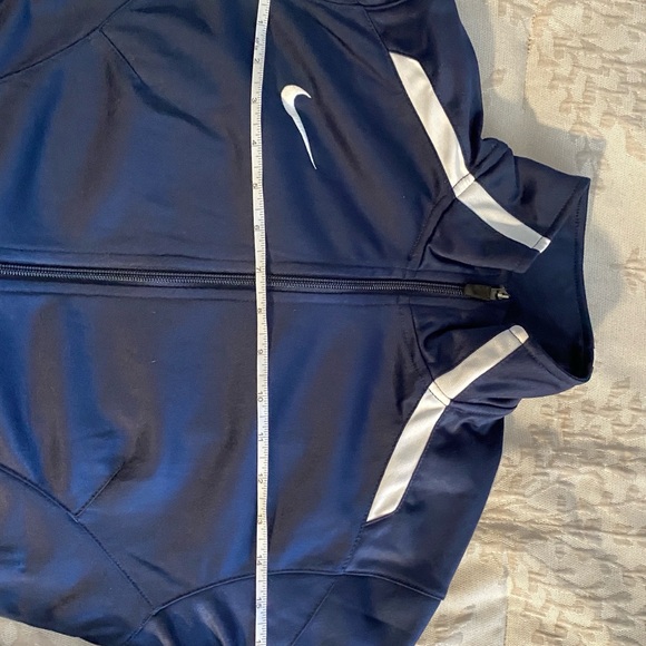 Nike Women's Navy and White Training Jacket Zip Up Small - Picture 3 of 15